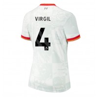 Liverpool Virgil van Dijk #4 Replica Third Shirt Ladies 2024-25 Short Sleeve